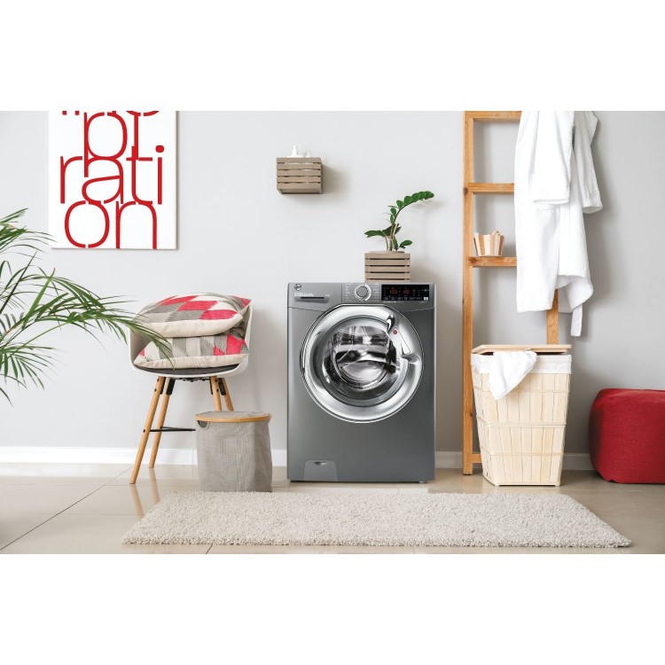 Hoover H-Wash 300 Plus 9kg 1600rpm Washing Machine - Graphite
