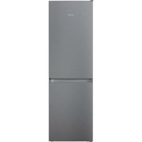 Refurbished Hotpoint H3X81ISX Freestanding 335 Litre 60/40 Frost Free Fridge Freezer Saturn Steel