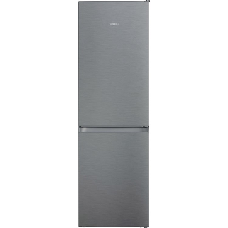 Refurbished Hotpoint H3X81ISX Freestanding 335 Litre 60/40 Frost Free Fridge Freezer Saturn Steel