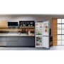 Refurbished Hotpoint H3X81ISX Freestanding 335 Litre 60/40 Frost Free Fridge Freezer Saturn Steel