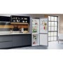 Refurbished Hotpoint H3X81ISX Freestanding 335 Litre 60/40 Frost Free Fridge Freezer Saturn Steel