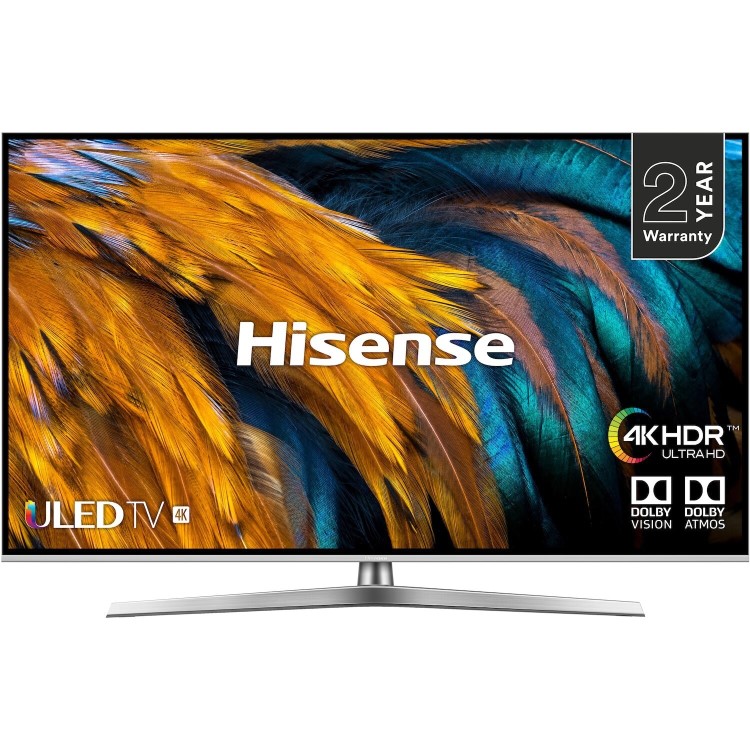 Hisense H50U7B 50" 4K Ultra HD Smart HDR10+ ULED TV with Dolby Vision and Dolby Atmos