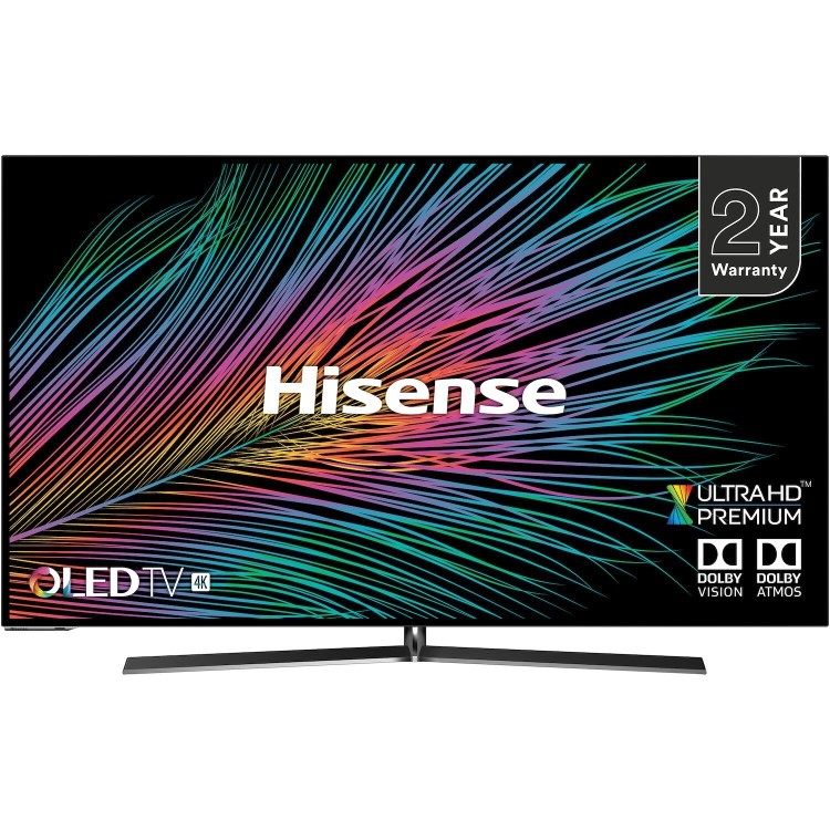 Hisense H55O8B 55" 4K Ultra HD Smart OLED HDR10+ TV with Dolby Vision and Dolby Atmos