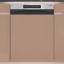 H5PC15M6UK Hotpoint Maxi Space Semi-Integrated Dishwasher - C-Rated Silver control panel