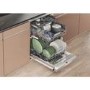 Hotpoint Maxi Space Semi-Integrated Dishwasher - C-Rated Silver control panel