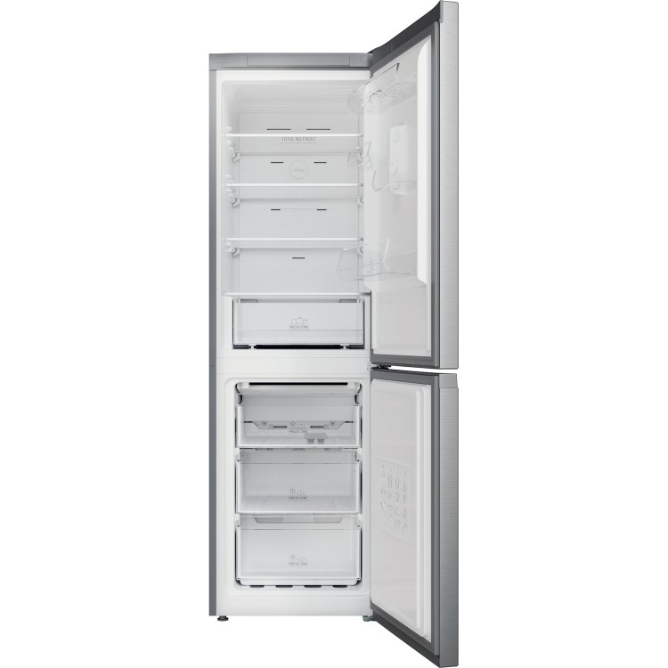 Refurbished Hotpoint 5HX82OSX Freestanding 335 Litre 60/40 Frost Free Fridge Freezer Stainless Steel