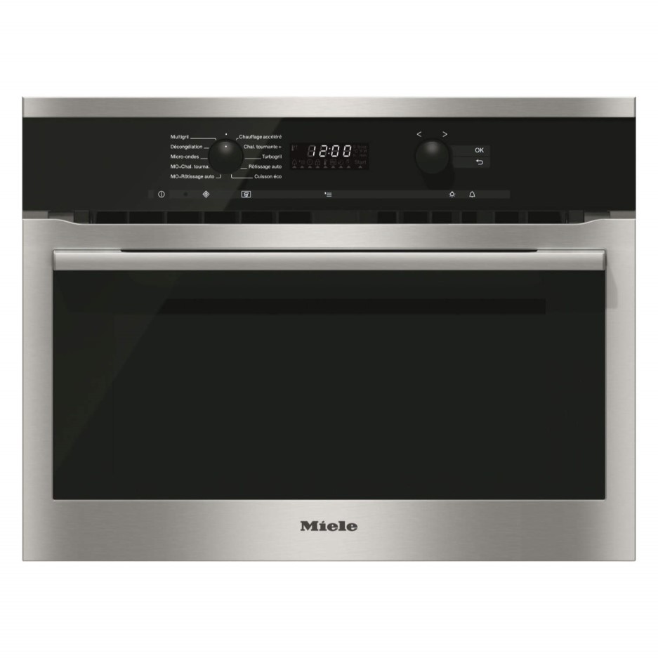 Miele H6100BMclst ContourLine 1000W Narrow Width Built In Combi