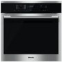 Miele ContourLine H6160BPclst A+ Rated Built In Electric Single Oven With Pyrolytic Cleaning - Clean Steel