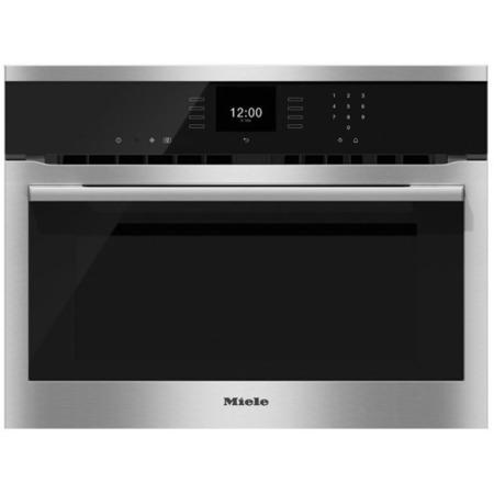 Miele H6500BMclst SensorTronic 1000W Multifunction Built-in Combi Microwave Oven With Food Probe - CleanSteel
