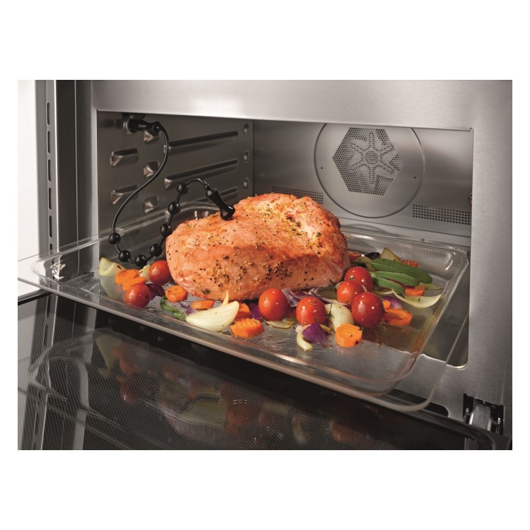 Miele H6500BMclst SensorTronic 1000W Multifunction Built-in Combi Microwave Oven With Food Probe - CleanSteel
