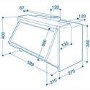 Indesit H6611GY Integrated Cooker Hood