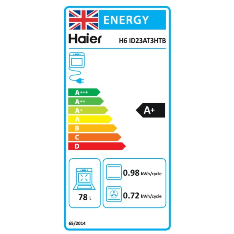 Haier ID Series 2 Electric Single Oven - Black