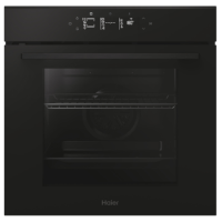 Haier Electric Single Oven With Steam clean - Black