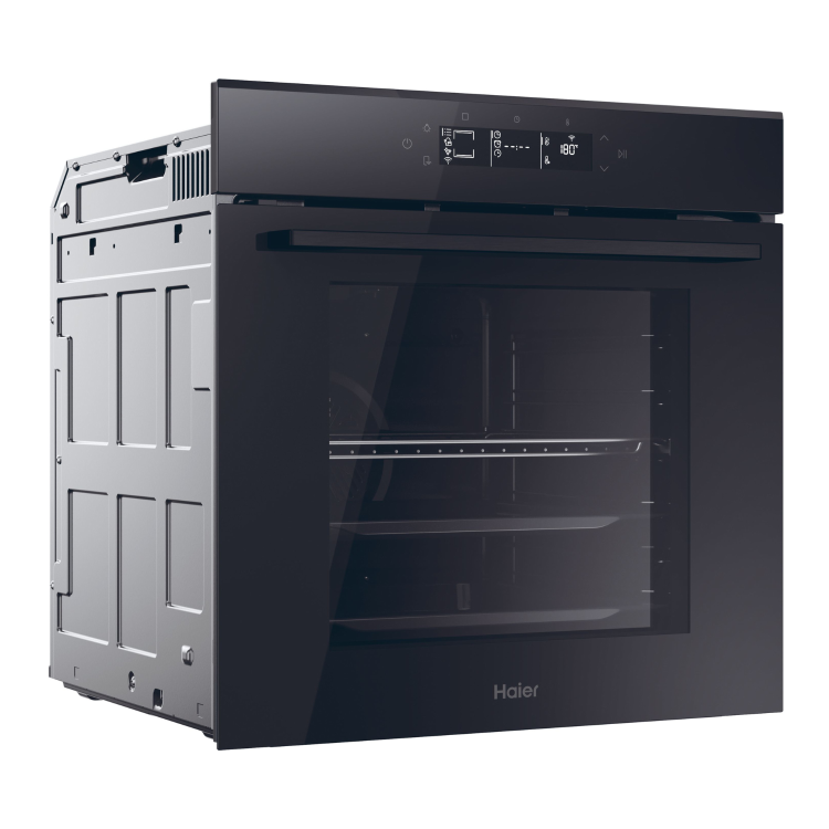 Haier Electric Single Oven With Steam clean - Black