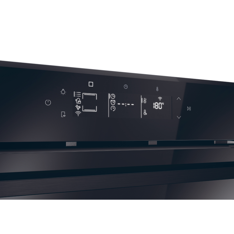 Haier Electric Single Oven With Steam clean - Black