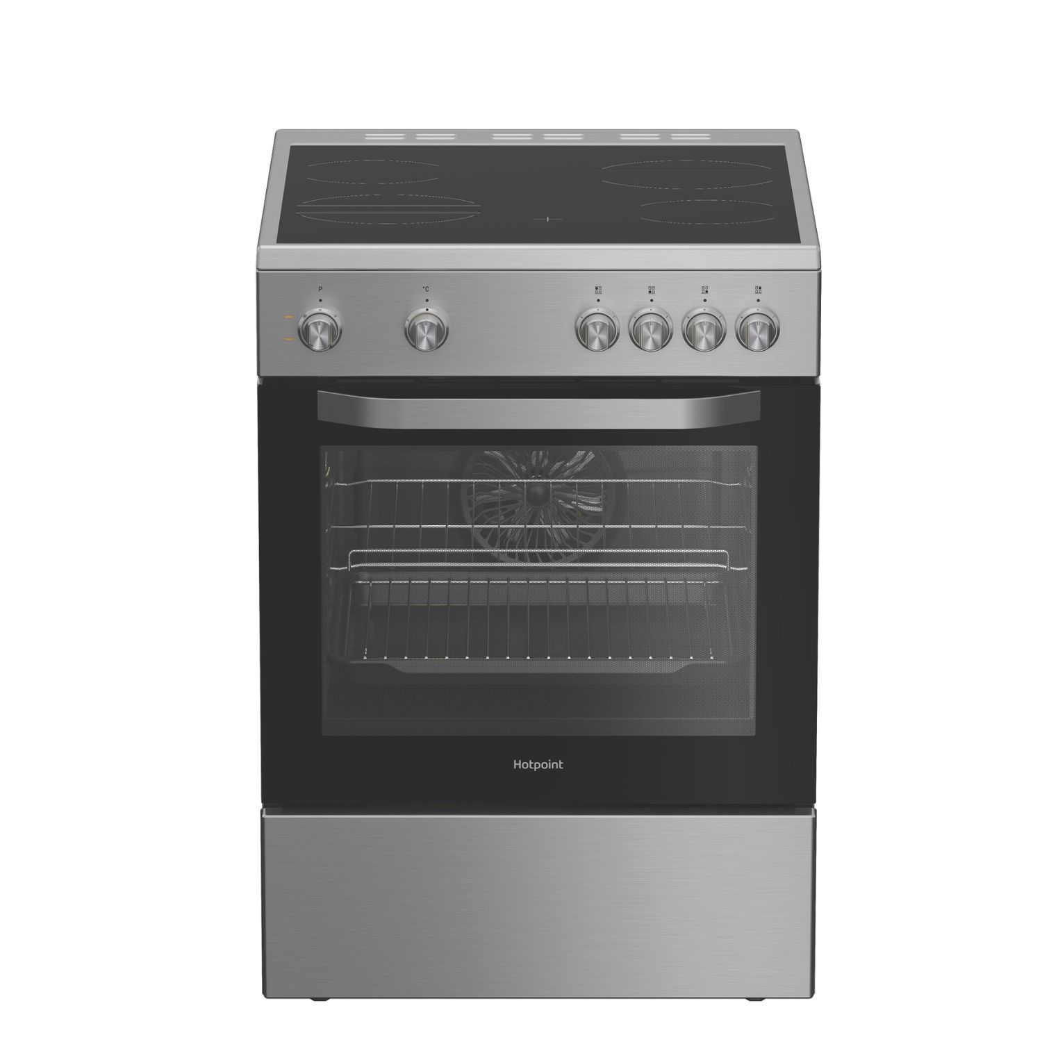 Hotpoint 60cm Electric Cooker - Stainless steel