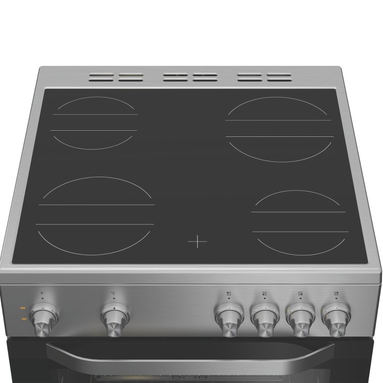 Hotpoint 60cm Electric Cooker - Stainless steel