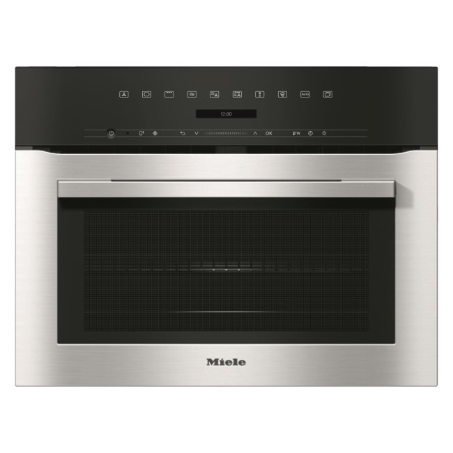 Miele H7140BMclst 1000W 46L Touch Control Built-in Combination Microwave Oven - Cleansteel