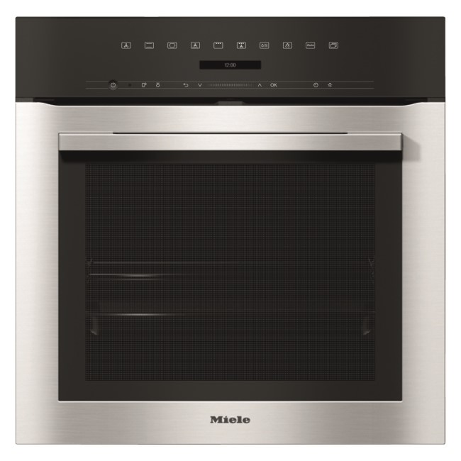 Miele ContourLine Single Oven with Pyrolytic Cleaning - Clean Steel