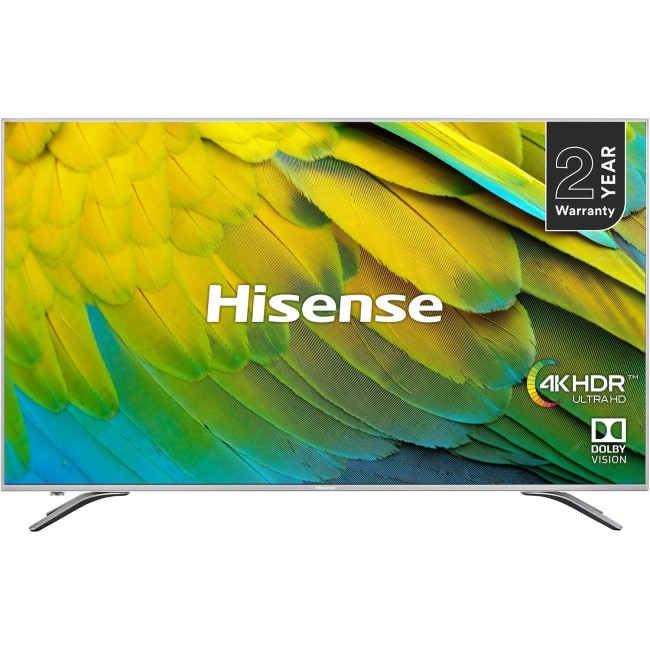 Refurbished Hisense 75" 4K Ultra HD with HDR10 LED Freeview Play Smart TV without Stand