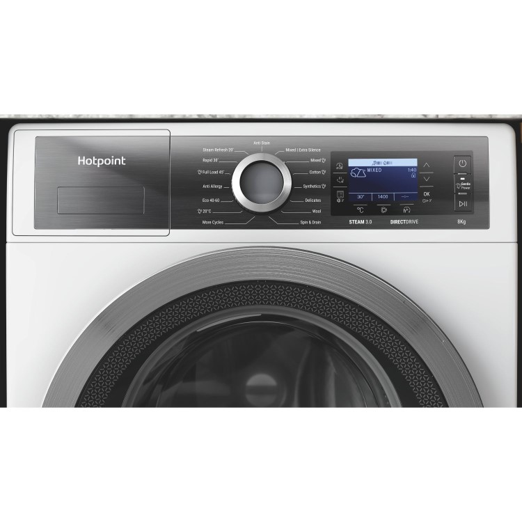 Hotpoint GentlePower 8kg 1400rpm Washing Machine - White