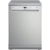 Refurbished Hotpoint Maxi Space H7FHP43XUK 15 Place Freestanding Dishwasher Silver