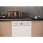 Refurbished Hotpoint H7FHS41UK 15 Place Freestanding Dishwasher White