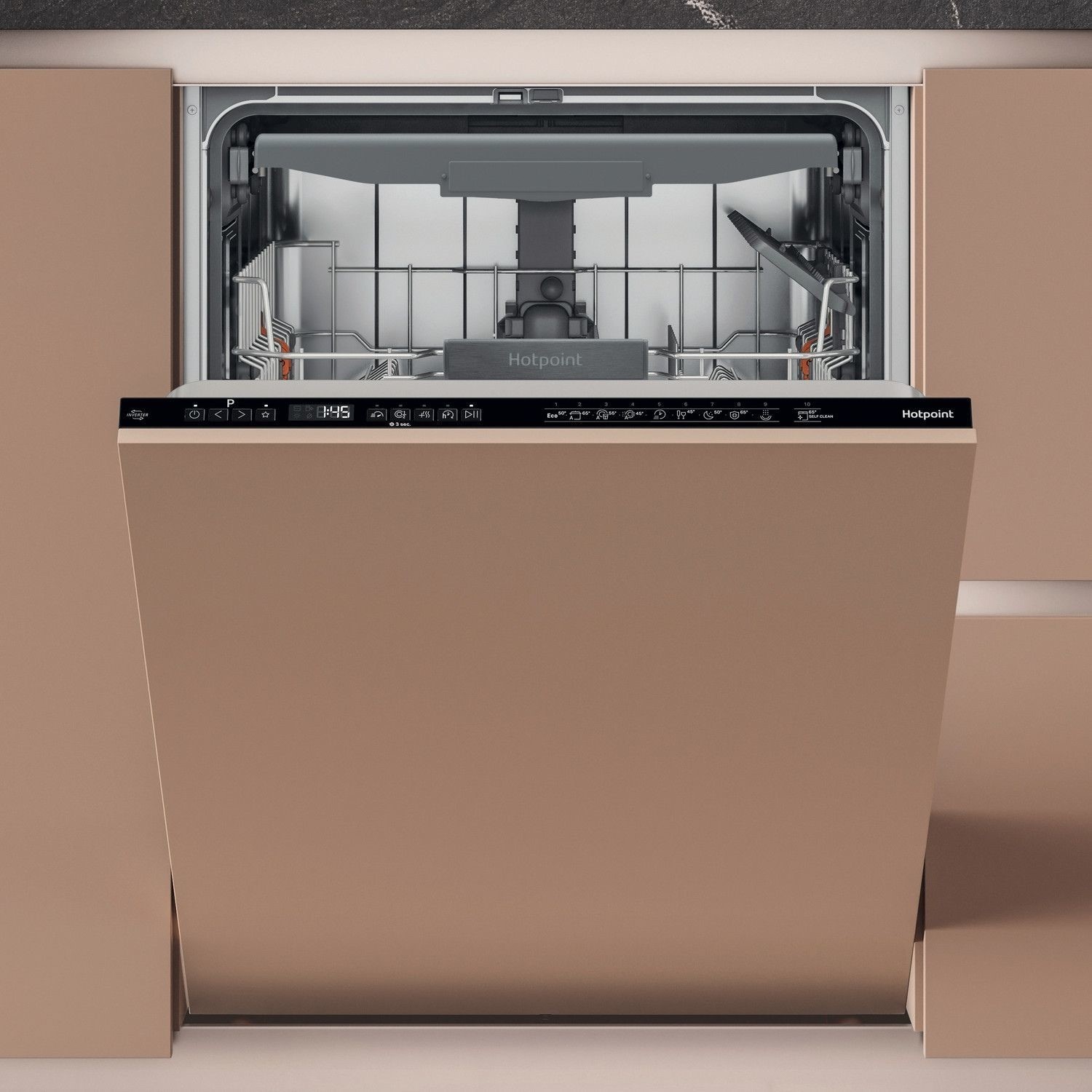 Hotpoint - H7IB16M6L - Full Size Integrated Dishwasher - Black - Image 3