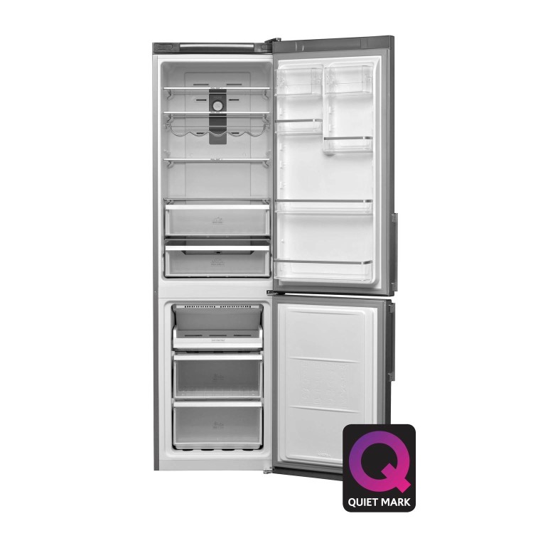 Hotpoint 368 Litre 70/30 Freestanding Fridge Freezer - Shiny steel