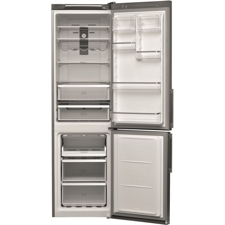 Hotpoint 368 Litre 70/30 Freestanding Fridge Freezer - Shiny steel