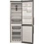 GRADE A2 - Hotpoint H7T911TMXH 70/30 Split 368L Freestanding Fridge Freezer - Mirror/Inox