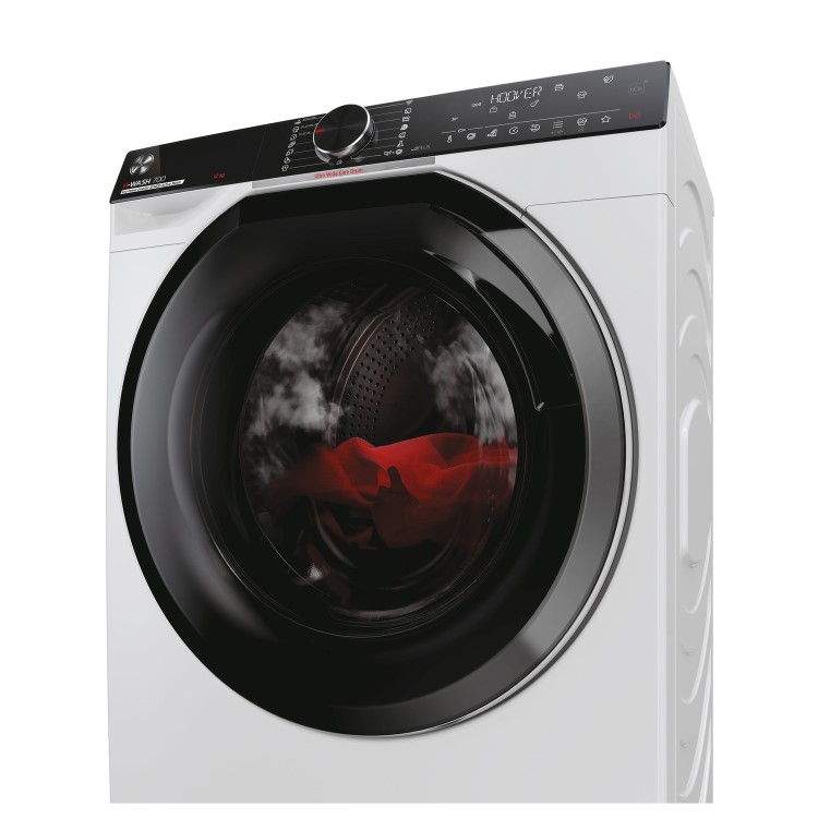 Refurbished Hoover H-Wash 700 H7W412MBC-80 Freestanding 12KG 1400 Spin Washing Machine White