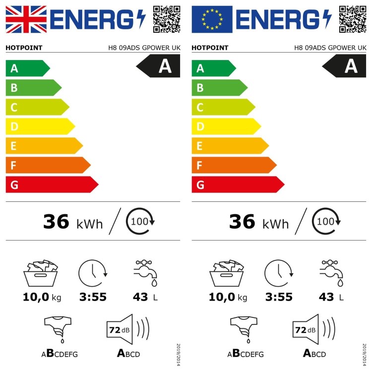 Hotpoint GentlePower 10kg 1400rpm Washing Machine - Silver