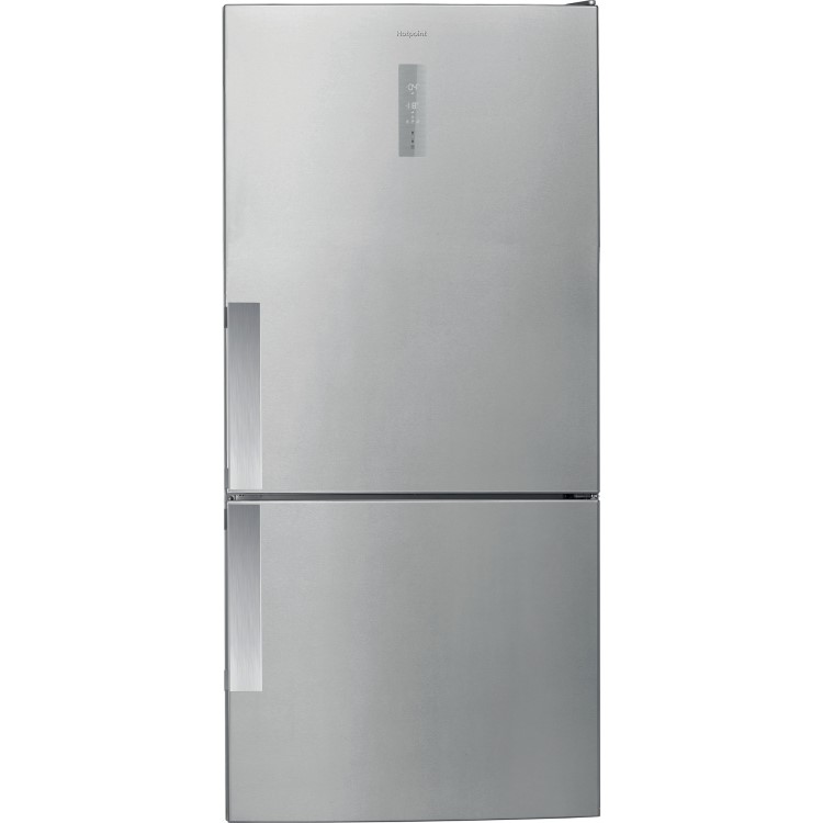 Refurbished Hotpoint H84BE72X Freestanding 588 Litre 60/40 Frost Free Fridge Freezer Inox