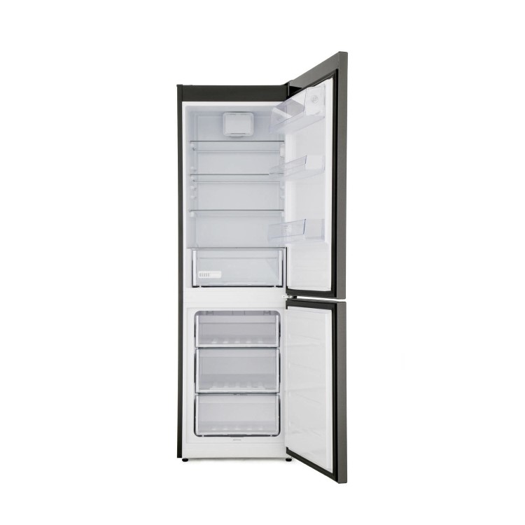 GRADE A2 - HOTPOINT H8A1ESB 338 Litre Freestanding Fridge Freezer 50/50 Split Frost Free 59.5cm Wide - Silver