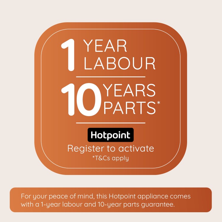 Hotpoint GentlePower 9kg Heat Pump Tumble Dryer - Silver