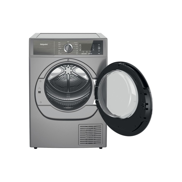 Hotpoint GentlePower 9kg Heat Pump Tumble Dryer - Silver