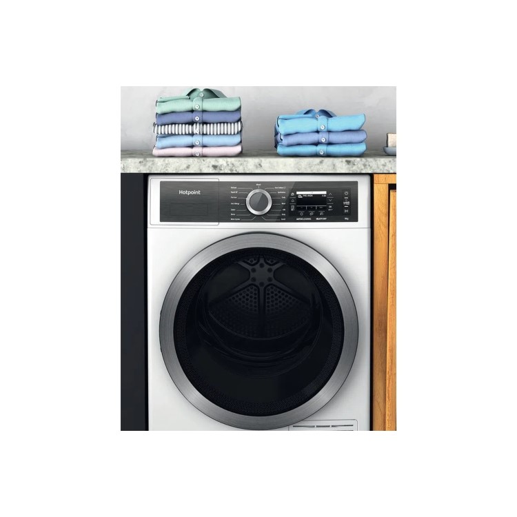 Hotpoint GentlePower 9kg Heat Pump Tumble Dryer - White