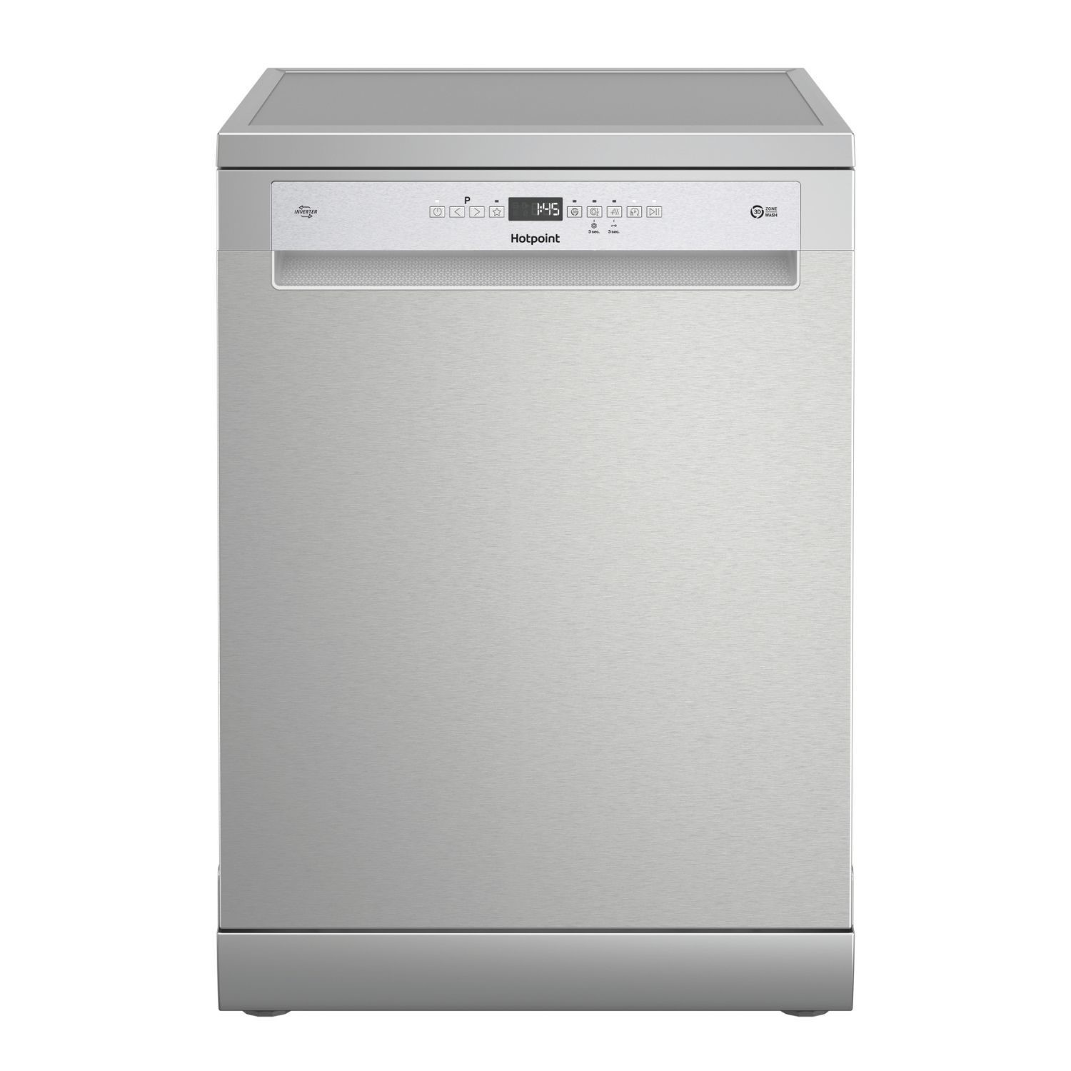 Hotpoint Hydroforce Freestanding Full Size Dishwasher Maxi Space  H8FHP51XUK