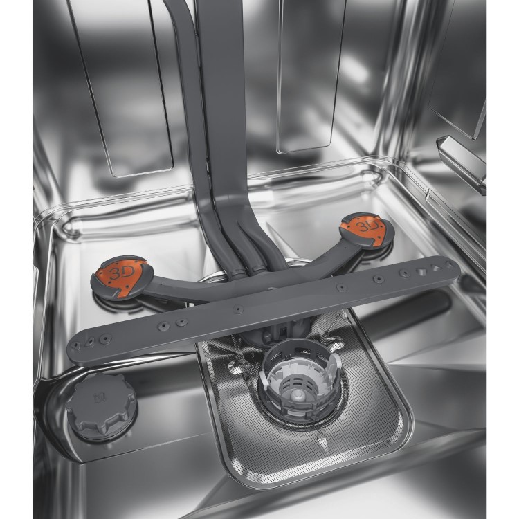 Hotpoint Hydroforce Freestanding Full Size Dishwasher - Maxi Space Silver