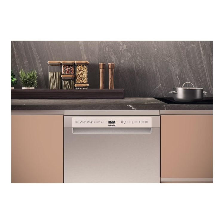 Hotpoint Freestanding Dishwasher - A-rated Inox