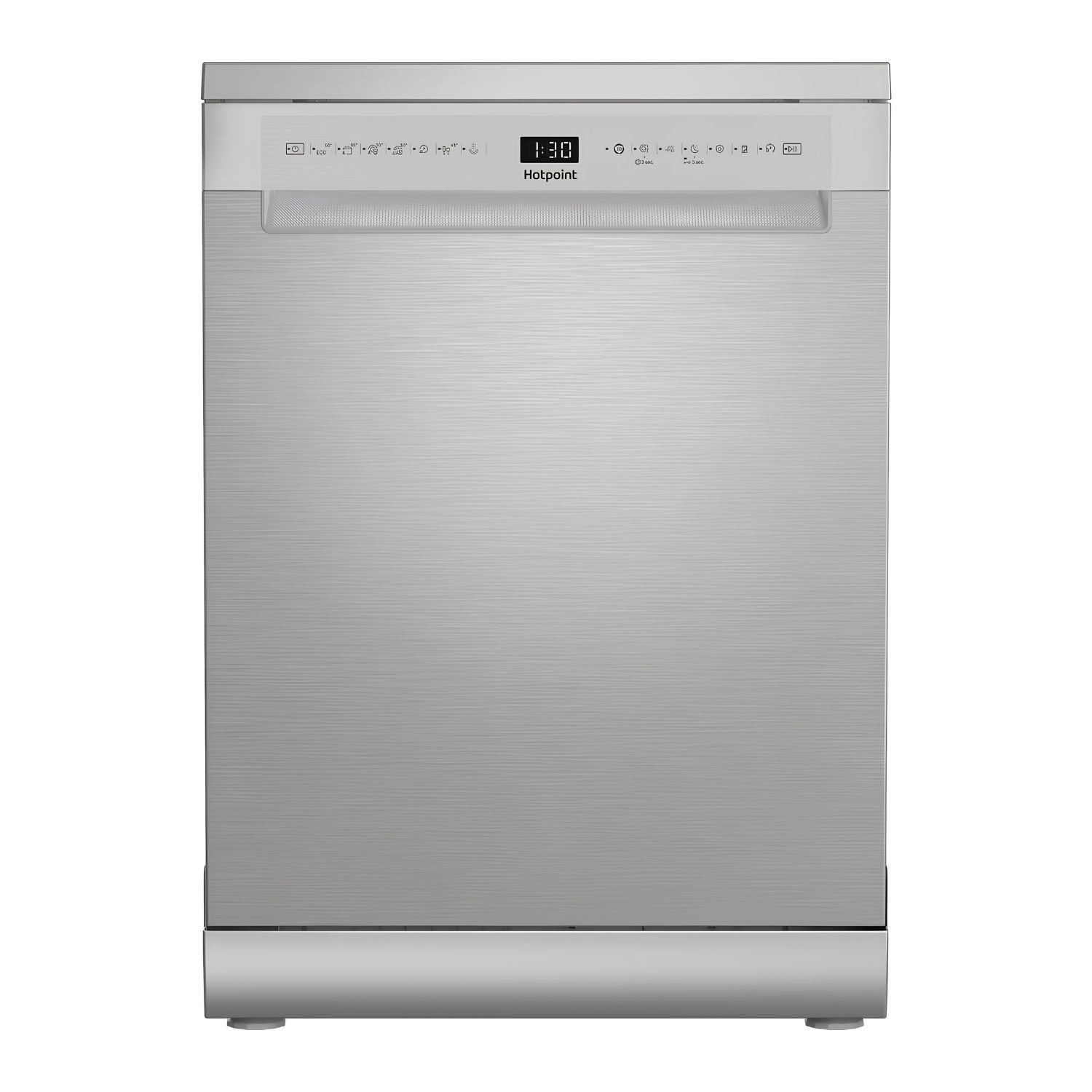 Hotpoint H8FHS61XUK 60cm Dishwasher in Stainless Steel 15 Place Settin