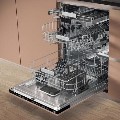 Hotpoint Hydroforce Integrated Dishwasher - C-Rated, Black control panel