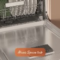 Hotpoint Hydroforce Integrated Dishwasher - C-Rated, Black control panel
