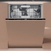 Hotpoint Hydroforce Integrated Dishwasher - B-Rated, Black control panel