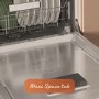 Hotpoint Hydroforce Integrated Dishwasher - B-Rated, Black control panel