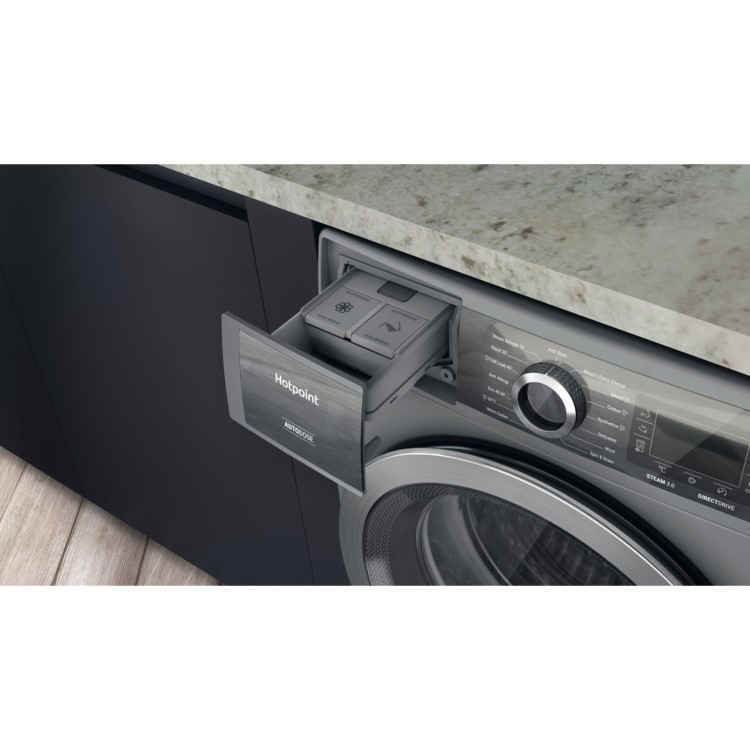 Hotpoint GentlePower 10kg 1400rpm Washing Machine - Silver