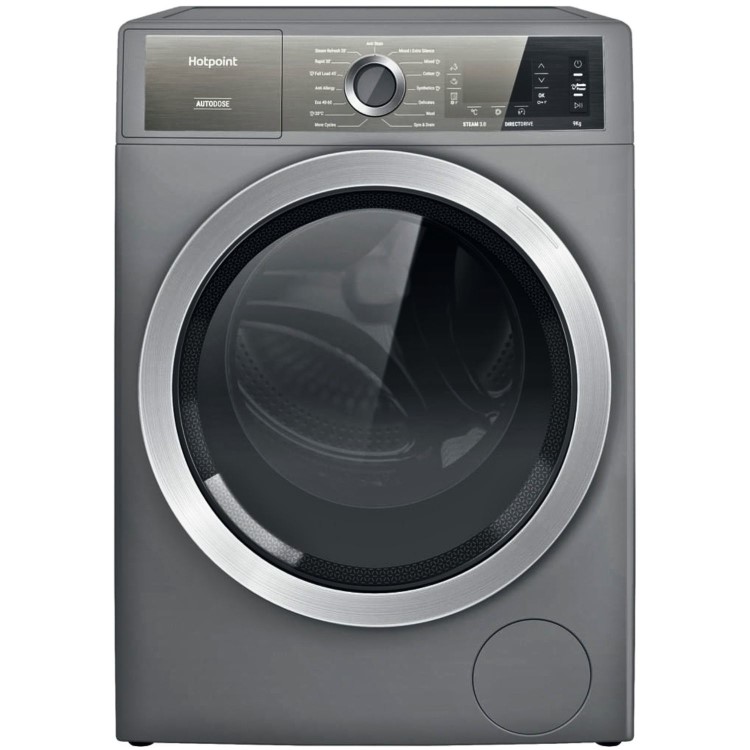 Hotpoint GentlePower 9kg 1400rpm Washing Machine - Silver