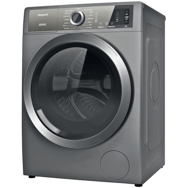 Hotpoint GentlePower 9kg 1400rpm Washing Machine - Silver