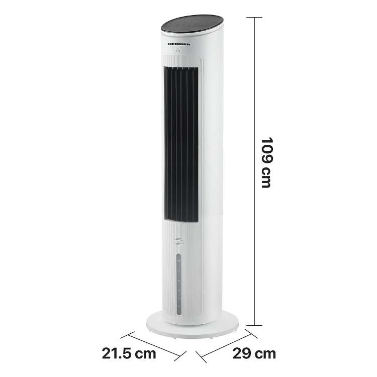 Heinner Evaporative Tower Cooler - Great for Bedrooms Living Rooms & Workspaces